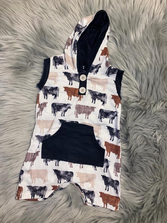 ‘Till the Cows Come Home hooded romper