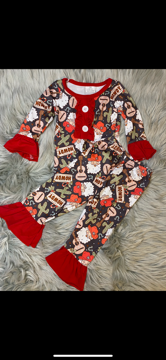 A Western Christmas PJ Set