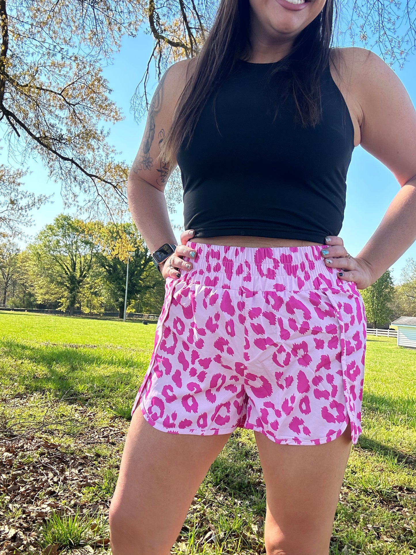 Pretty in Pink Athletic Shorts