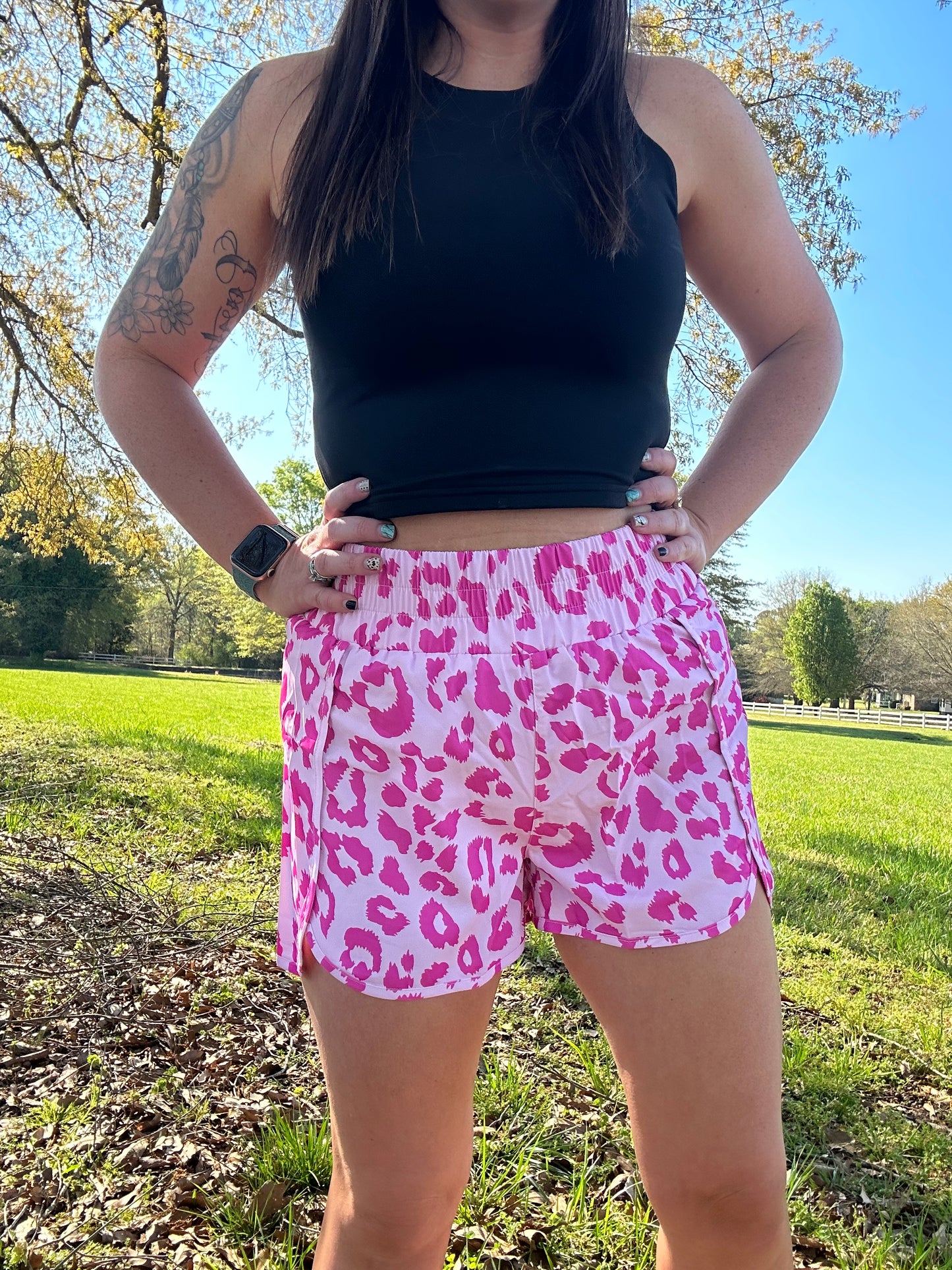 Pretty in Pink Athletic Shorts